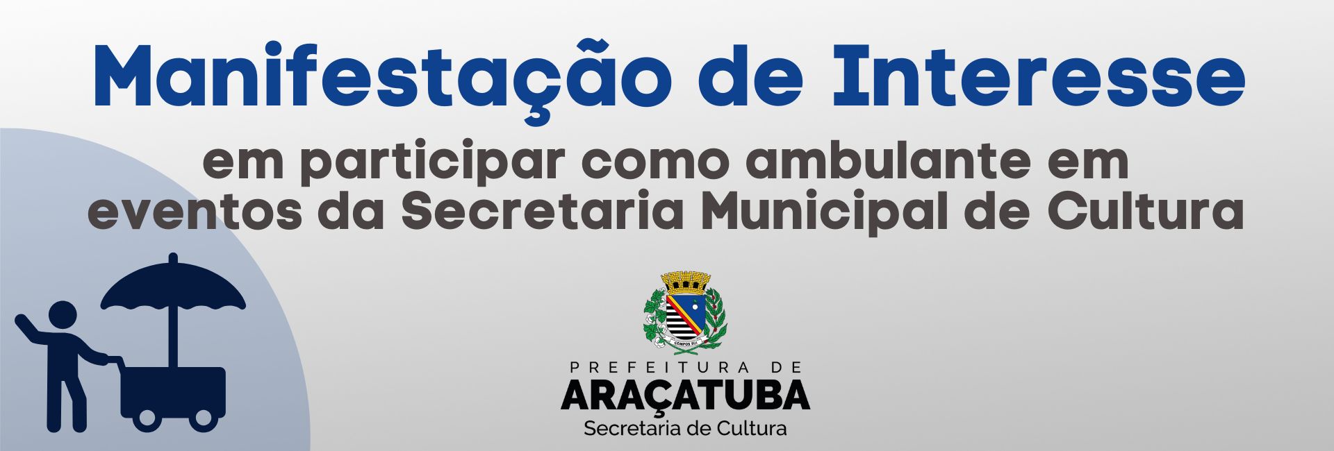 Participe como Ambulante nos Eventos da Secretaria de Cultura