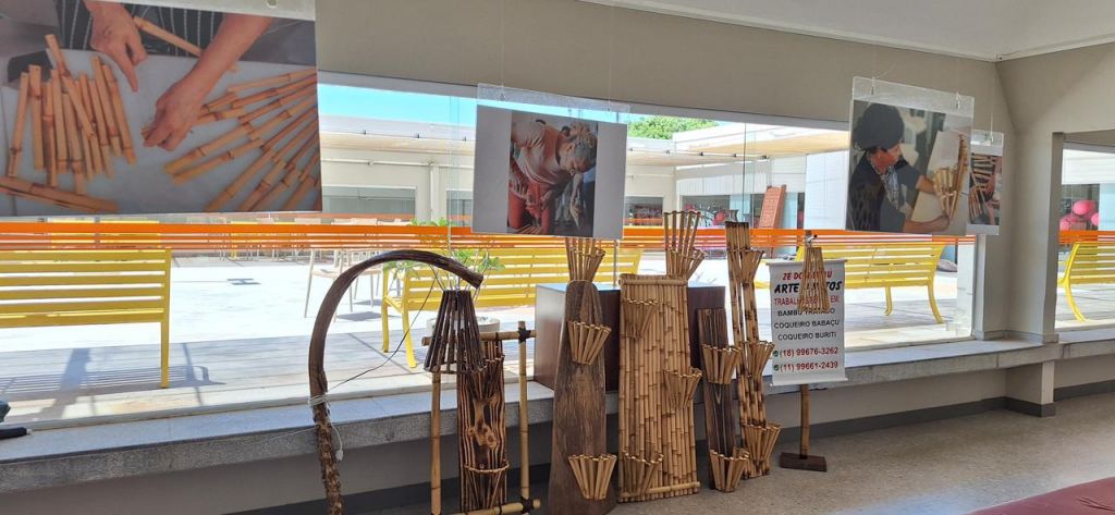 Exposição celebra autonomia e força criadora das mulheres que participaram do projeto Bambuarte